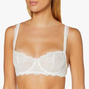 Aubade Women's White Danse Des Sens Half Cup Bra